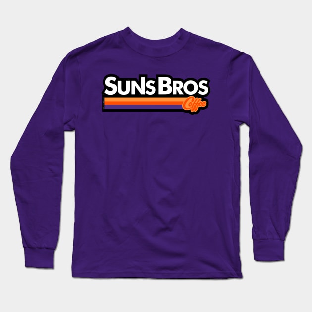 Phoenix Suns Dutch Bros Coffee - Dark Long Sleeve T-Shirt by CraigAhamil